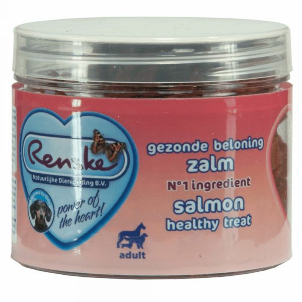 Renske Gezonde Beloning Hartjes Zalm 100 gr