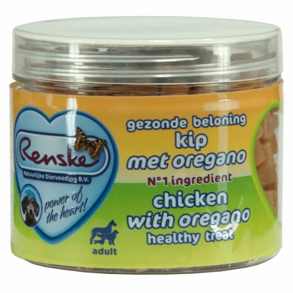 Renske Gezonde Beloning Mini Hartjes Kip - Oregano 100 gr