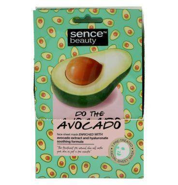 12x Sence Gezichtsmasker Sheet Avocado 20 ml