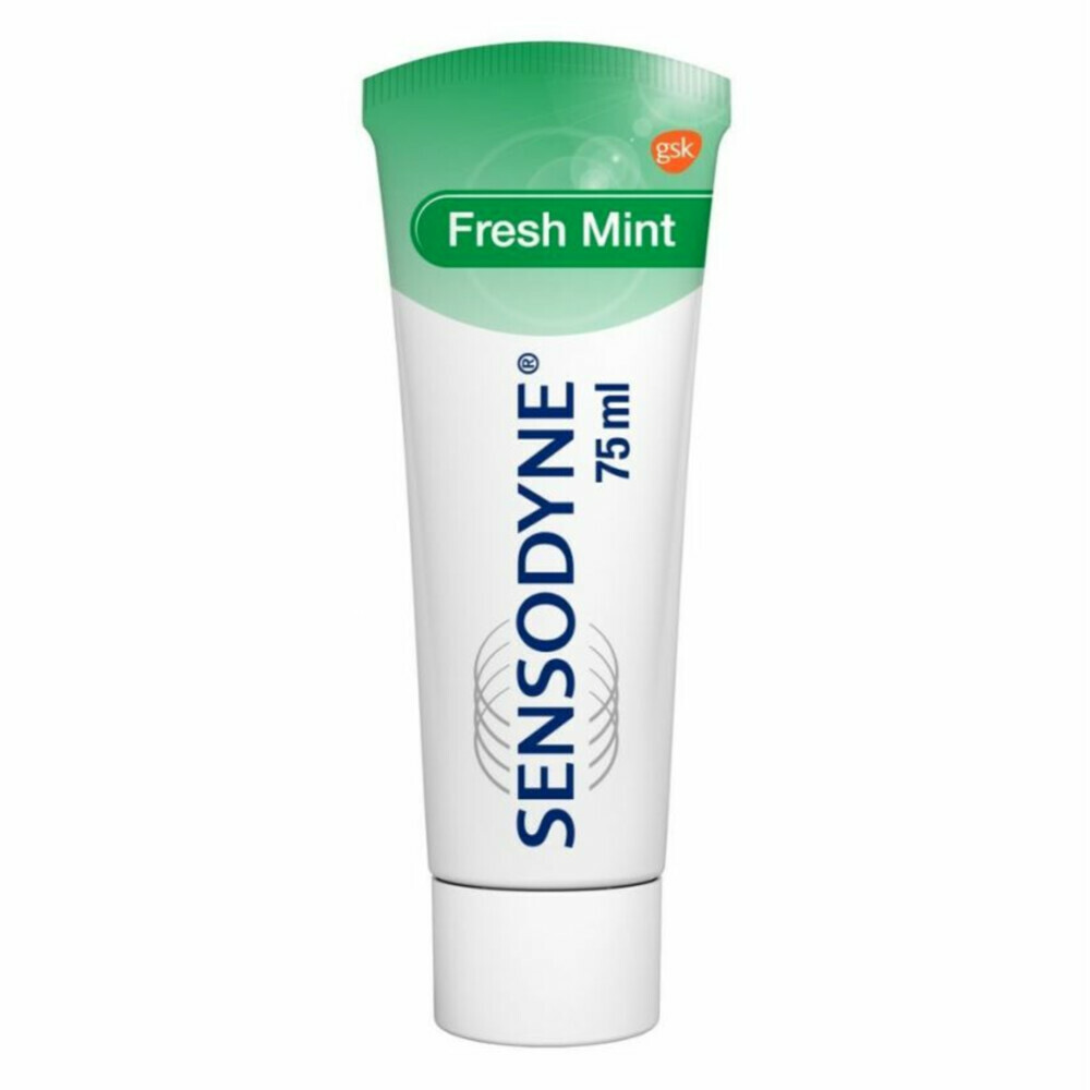 12x Sensodyne Tandpasta Fresh Mint 75 ml