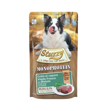 Stuzzy Hondenvoer Monoprotein Graanvrij Kalf - Snijbiet 150 gr