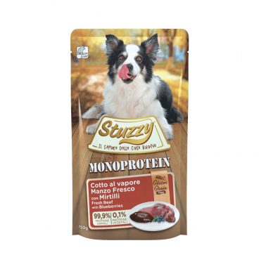 Stuzzy Hondenvoer Monoprotein Graanvrij Rund - Bosbes 150 gr