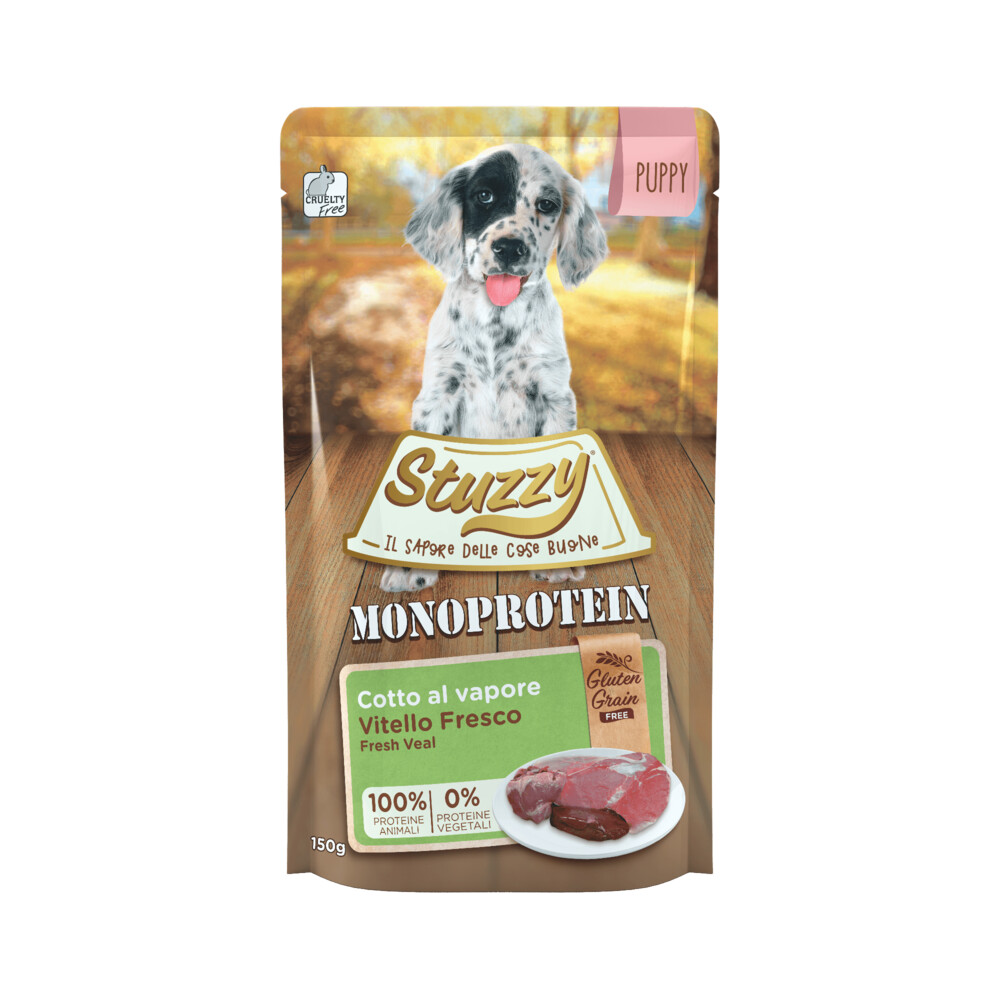 Stuzzy Hondenvoer Puppy Monoprotein Graanvrij Kalf 150 gr