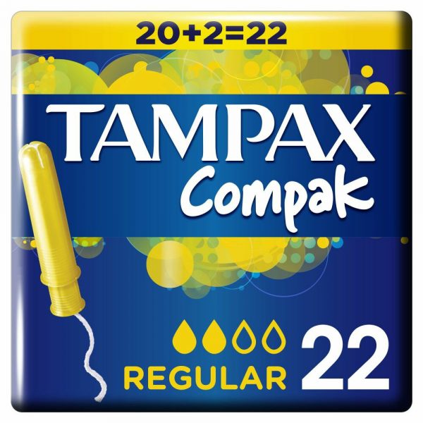 Tampax Tampons Compak Regular 22 stuks