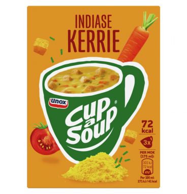 3x Unox Cup-a-Soup Indiase Kerrie 3 x 175 ml