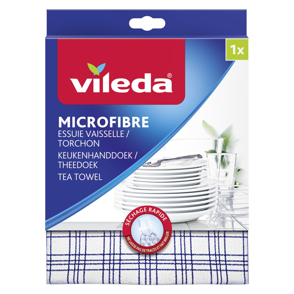 4x Vileda Doek Microfibre Vaat