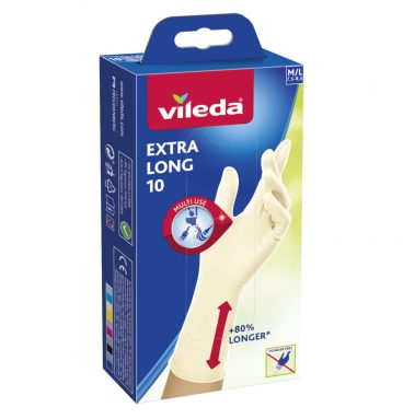 12x Vileda Extra Long Handschoenen 10 Stuks