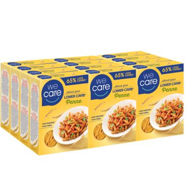 12x WeCare Lower Carb Pasta Penne 250 gr