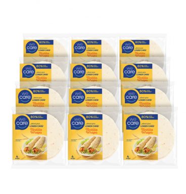 12x WeCare Lower Carb Tortilla Wraps 160 gr