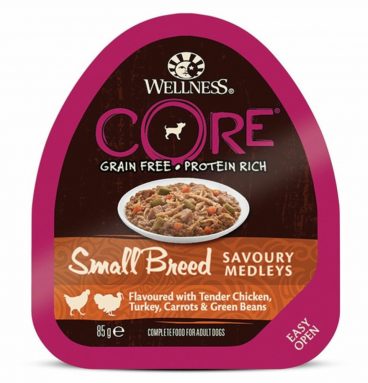 Wellness Core Hondenvoer Small Savoury Medleys Kip - Kalkoen 85 gr