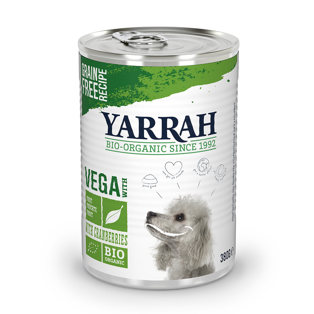 Yarrah Bio Hondenvoer Chunks Vegetarisch 380 gr