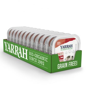 12x Yarrah Bio Hondenvoer Paté Rund - Kip 150 gr