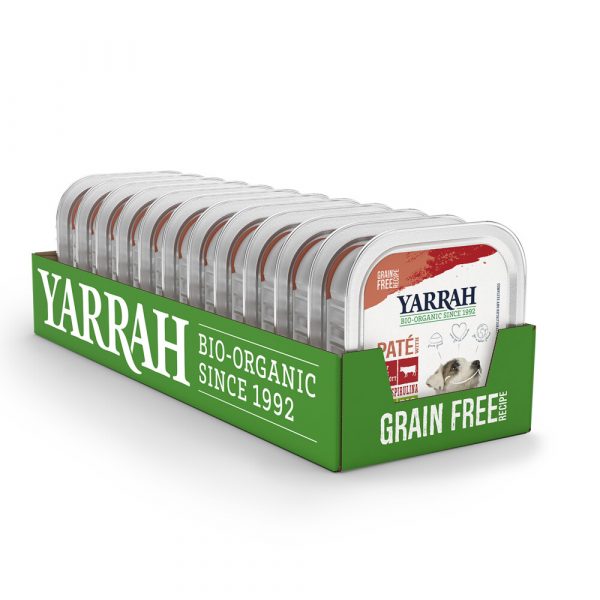 12x Yarrah Bio Hondenvoer Paté Rund - Kip 150 gr