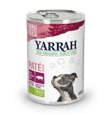 Yarrah Bio Hondenvoer Paté Varken 400 gr