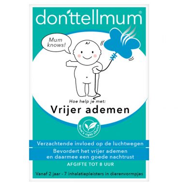 donttellmum Vrijer ademen Inhalatiepleister 7 stuks