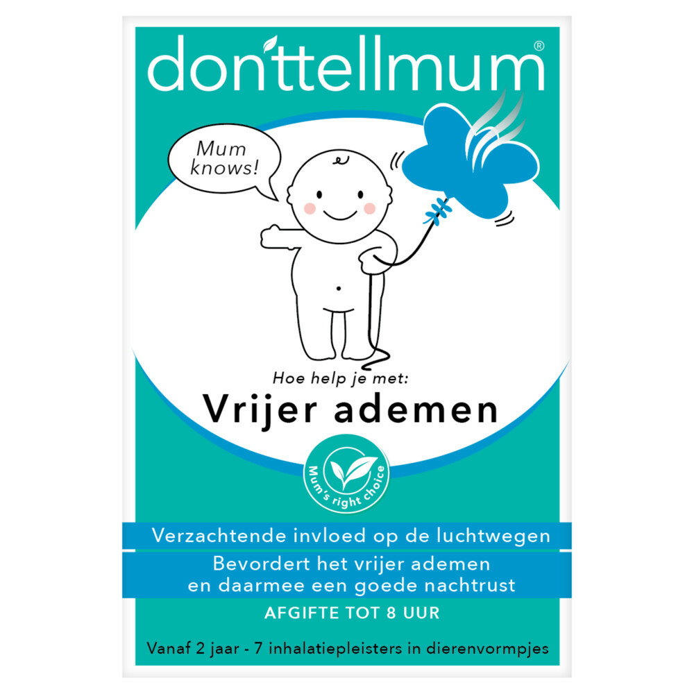 donttellmum Vrijer ademen Inhalatiepleister 7 stuks