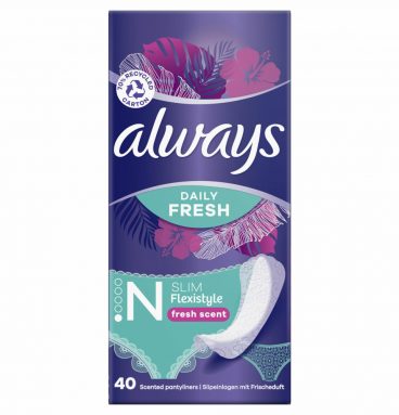 2+1 gratis: Always Inlegkruisjes Fresh Flexistyle 40 stuks