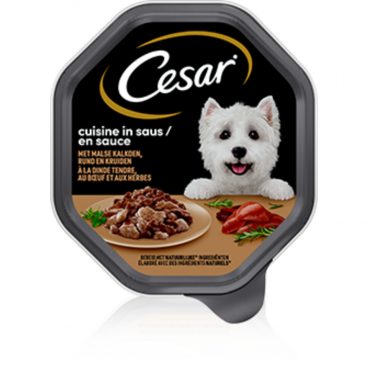 Cesar Cuisine in Saus Kuipje Kalkoen en Rund 150 gr