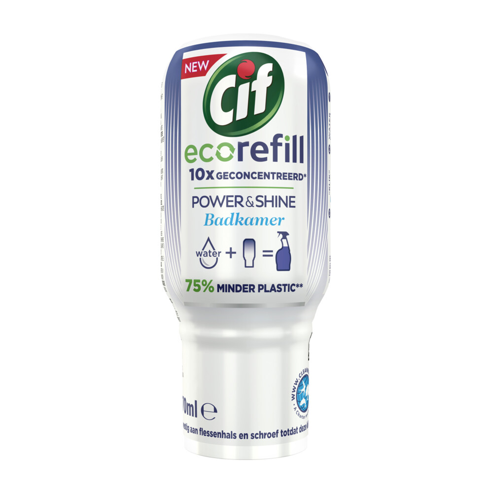 Cif Power&Shine Spray Badkamer Ecorefill Capsule 70 ml