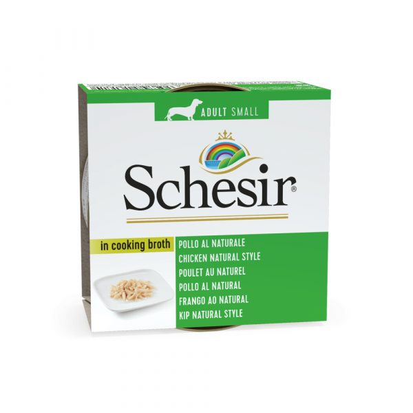 Schesir Hondenvoer Kip Naturel in Bouillon 85 gr