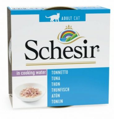 Schesir Kattenvoer Gekookte Tonijn 85 gr