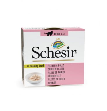 Schesir Kattenvoer Kipfilet in Bouillon 70 gr