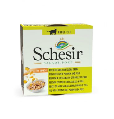 Schesir Kattenvoer Oceaanvis - Pompoen - Peer in Saus 85 gr