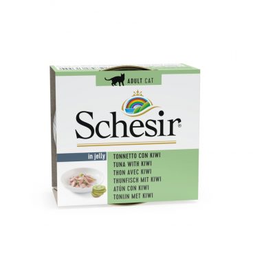 14x Schesir Kattenvoer Tonijn - Kiwi 75 gr