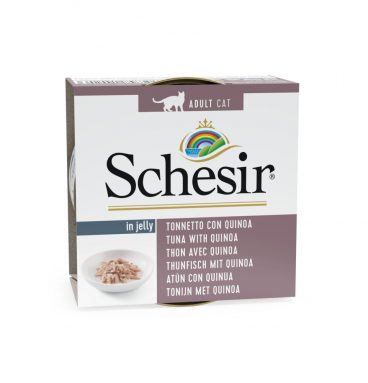 14x Schesir Kattenvoer Tonijn - Quinoa in Gelei 85 gr