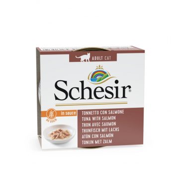 Schesir Kattenvoer Tonijn Zalm in Saus 70 gr