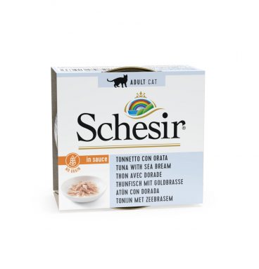 Schesir Kattenvoer Tonijn Zeebrasem in Saus 70 gr