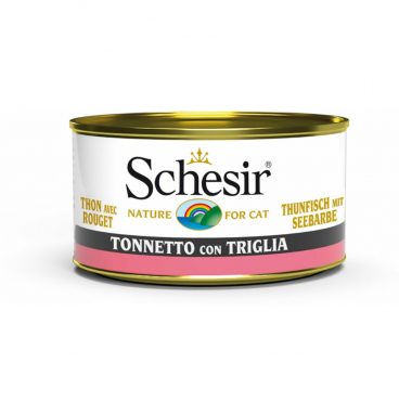 14x Schesir Kattenvoer Tonijn en Zeebarbeel 85 gr