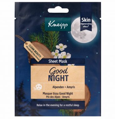 Kneipp Sheet Mask Gezichtsmasker Good Night