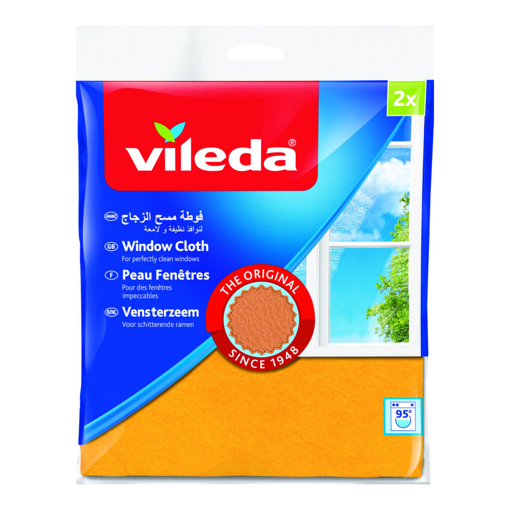 15x Vileda Vensterzeem +30% Microfibre 2 Stuks