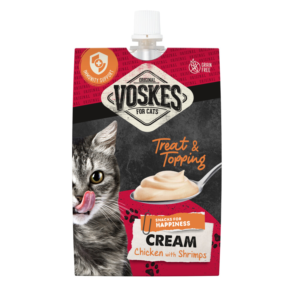 Voskes Cream Kip - Garnaal 90 gr