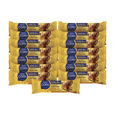 15x WeCare Lower Carb Reep Caramel Chocolate Peanut 35 gr