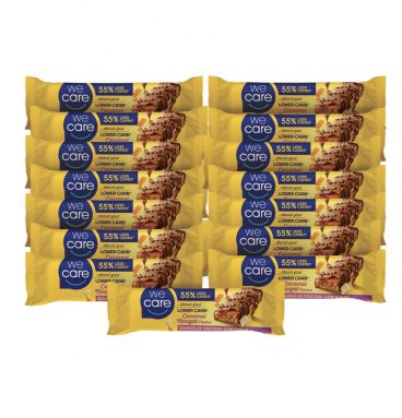 15x WeCare Lower Carb Reep Caramel Nougat 35 gr