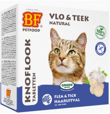 BF Petfood Kattensnoepjes Anti-vlo Naturel 100 stuks