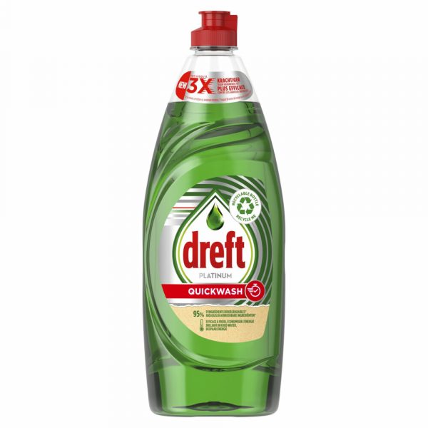 Dreft Platinum Quickwash Afwasmiddel Original 625 ml