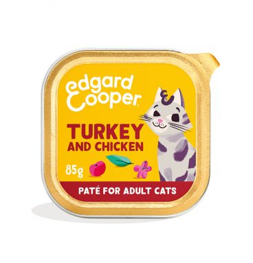 Edgard&Cooper Kattenvoer Adult Pate Kalkoen - Kip 85 gr