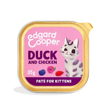 Edgard&Cooper Kattenvoer Kitten Pate Eend - Kip 85 gr