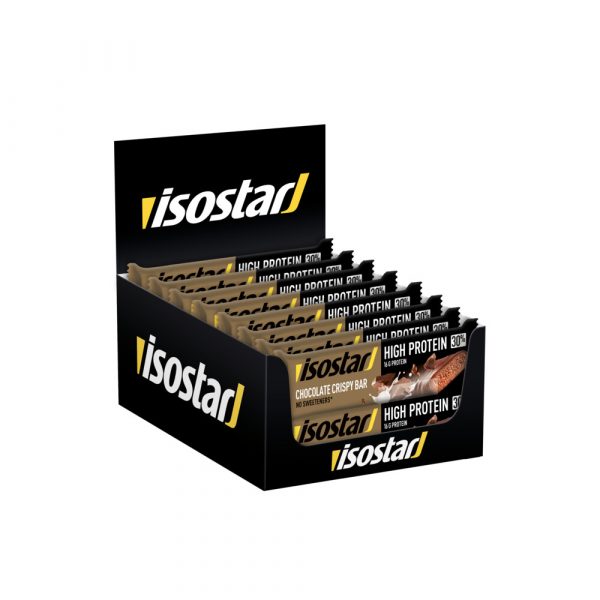 16x Isostar High Energy Sportreep Chocolate 55 gr