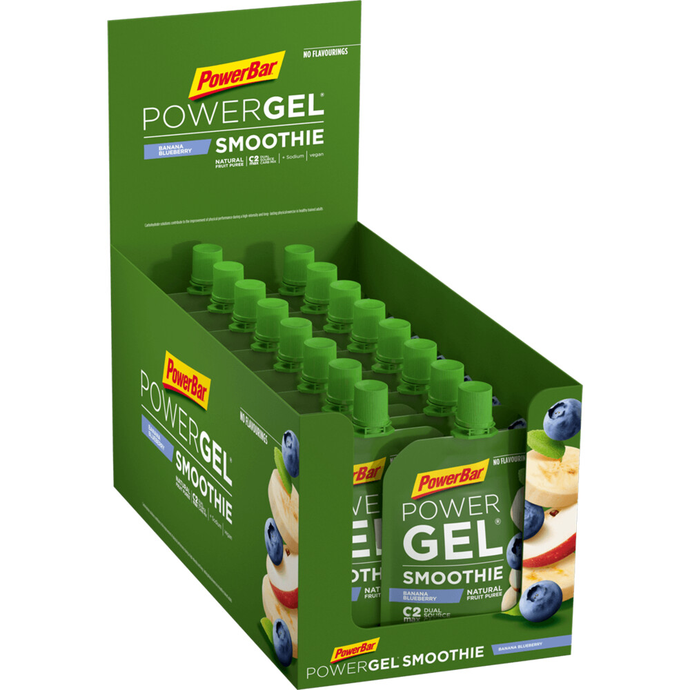 16x PowerBar Powergel Smooth Blauwe Bessen Banaan