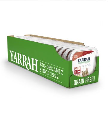 16x Yarrah Bio Kattenvoer Paté Rund - Kip 100 gr