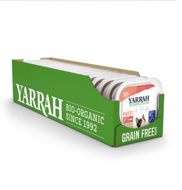 16x Yarrah Bio Kattenvoer Paté Zalm 100 gr