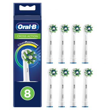 Oral-B Opzetborstels CrossAction 8 stuks