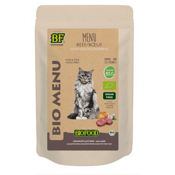 Biofood Kat Organic Rund Menu 100 gr