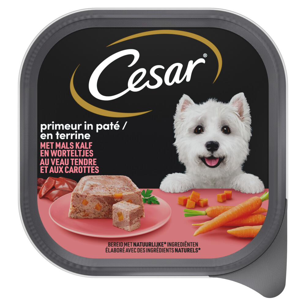 Cesar Primeur Kalf - Worteltjes in Paté 300 gr