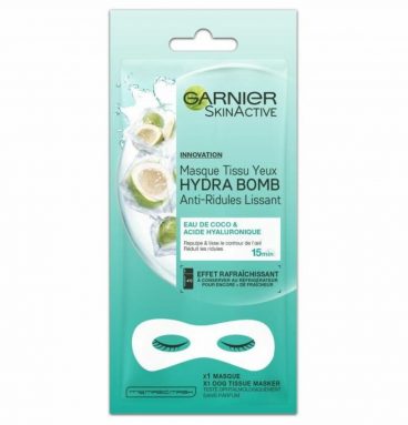 Garnier SkinActive Tissue Masker Hydra Bomb Coconut Oogmasker