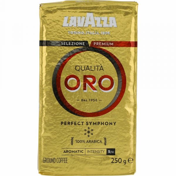 6x Lavazza Qualita Oro gemalen 250 gr